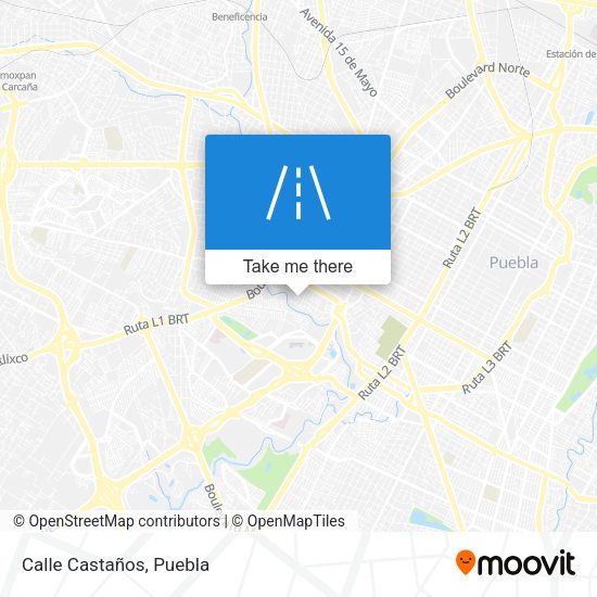 Mapa de Calle Castaños