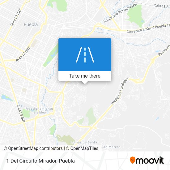 Mapa de 1 Del Circuito Mirador