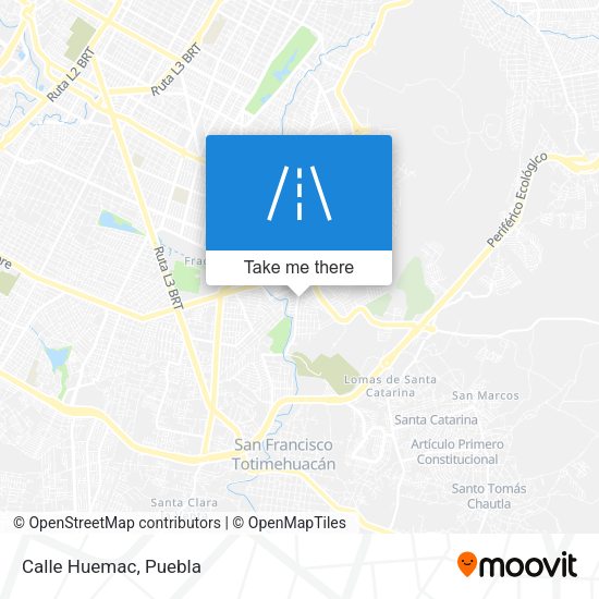Mapa de Calle Huemac
