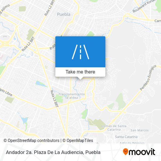 Andador 2a. Plaza De La Audiencia map