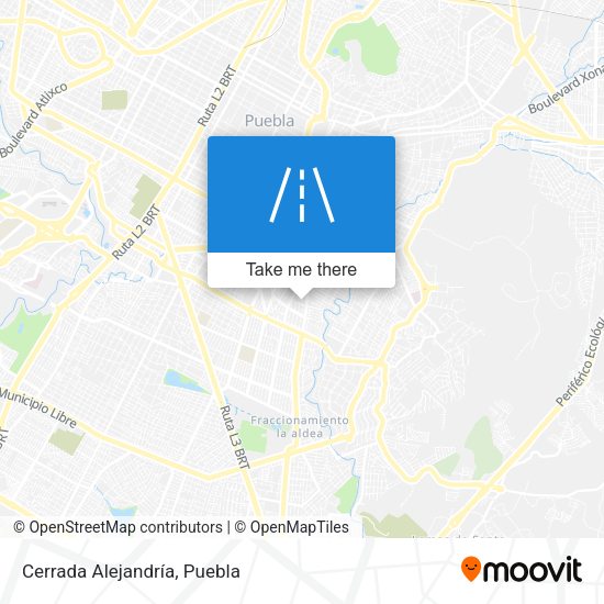 Mapa de Cerrada Alejandría