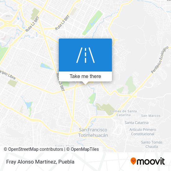 Fray Alonso Martínez map
