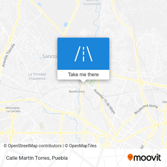 Mapa de Calle Martín Torres