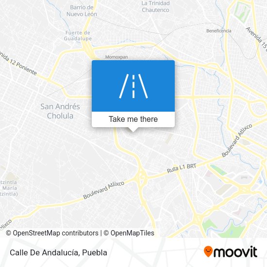 Mapa de Calle De Andalucía