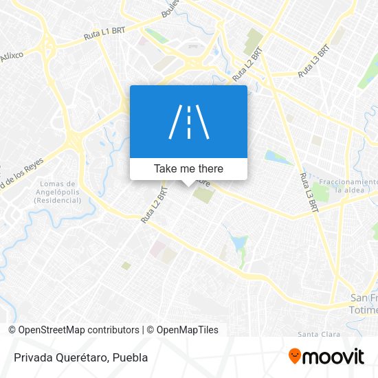 Privada Querétaro map