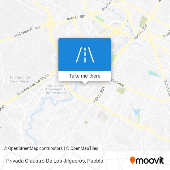 Mapa de Privada Claustro De Los Jilgueros