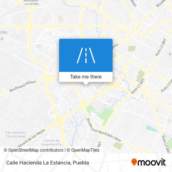 Calle Hacienda La Estancia map