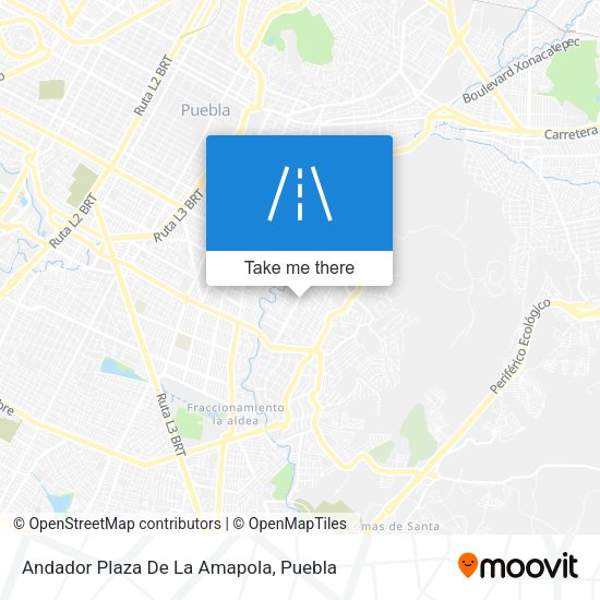 Andador Plaza De La Amapola map
