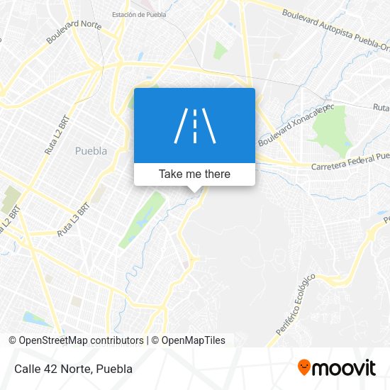 Mapa de Calle 42 Norte