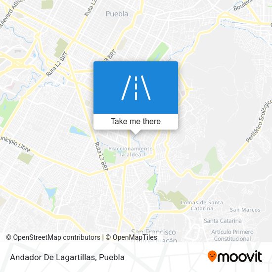 Mapa de Andador De Lagartillas