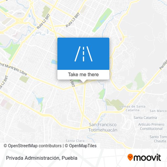 Privada Administración map