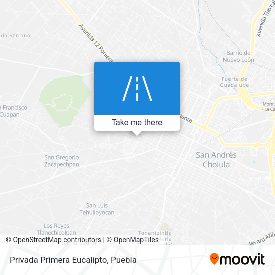 Privada Primera Eucalipto map