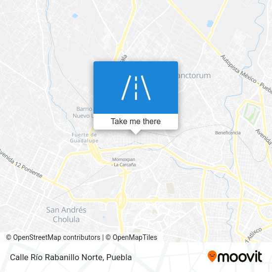 Mapa de Calle Río Rabanillo Norte