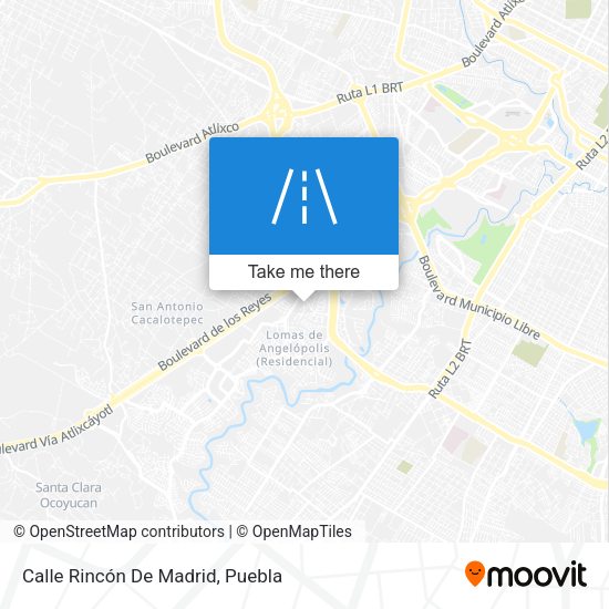 Calle Rincón De Madrid map