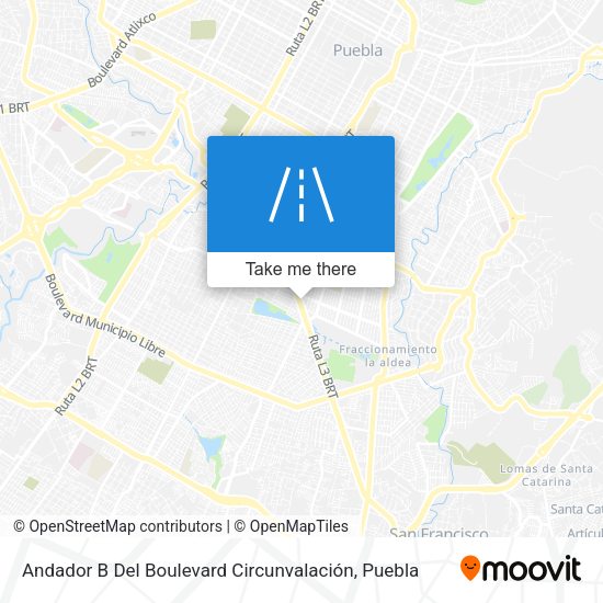 Andador B Del Boulevard Circunvalación map