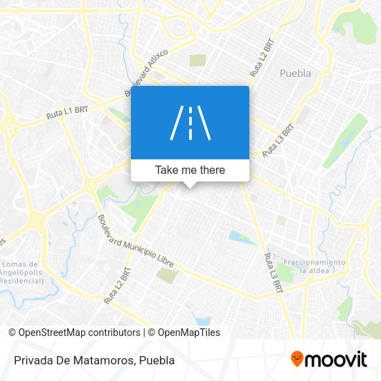 Mapa de Privada De Matamoros