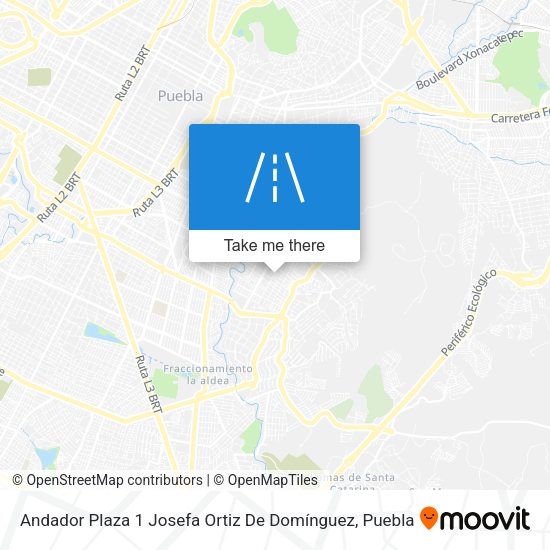 Andador Plaza 1 Josefa Ortiz De Domínguez map