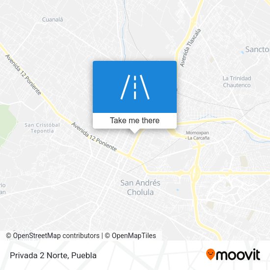 Mapa de Privada 2 Norte