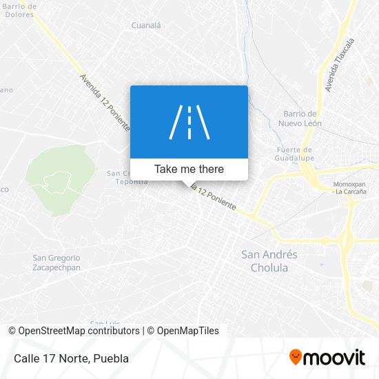 Mapa de Calle 17 Norte