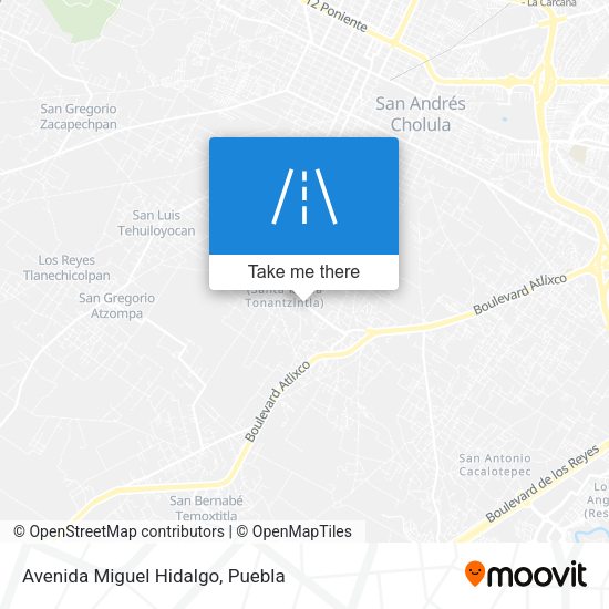 Mapa de Avenida Miguel Hidalgo