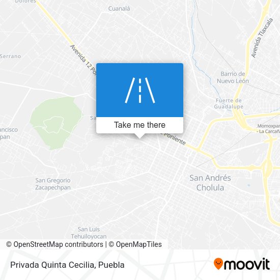 Privada Quinta Cecilia map