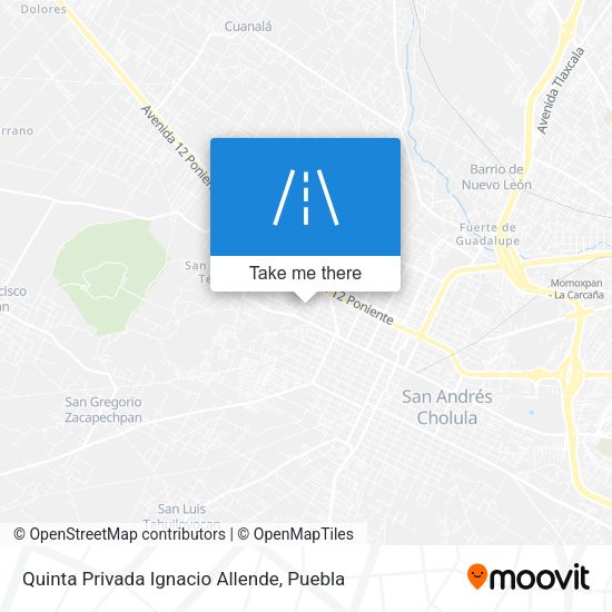 Quinta Privada Ignacio Allende map