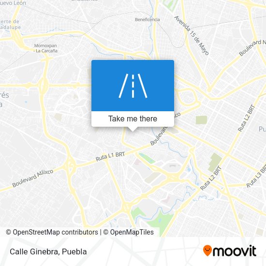 Mapa de Calle Ginebra