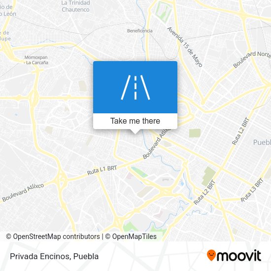 Mapa de Privada Encinos