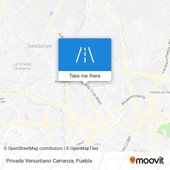 Mapa de Privada Venustiano Carranza
