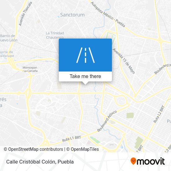 Calle Cristóbal Colón map