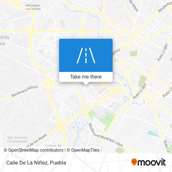 Mapa de Calle De La Niñez