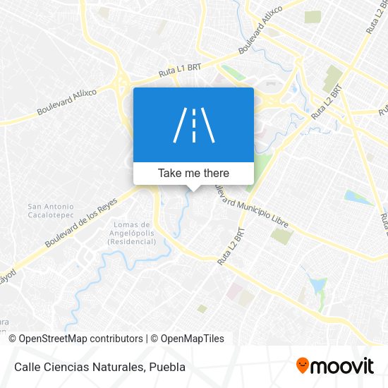 Calle Ciencias Naturales map