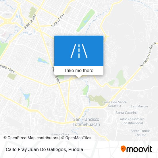 Calle Fray Juan De Gallegos map