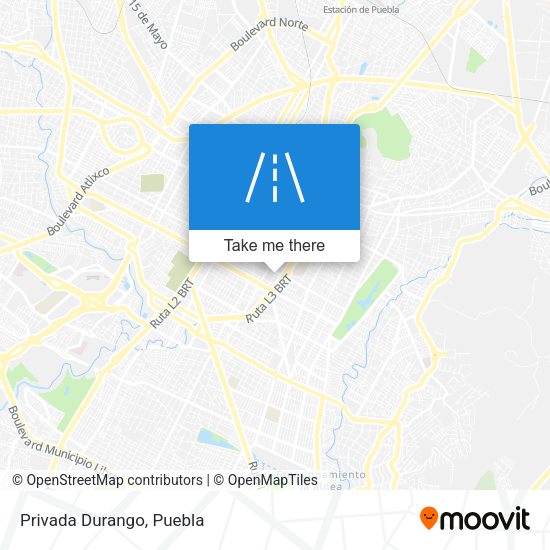 Mapa de Privada Durango