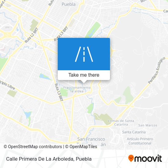 Mapa de Calle Primera De La Arboleda