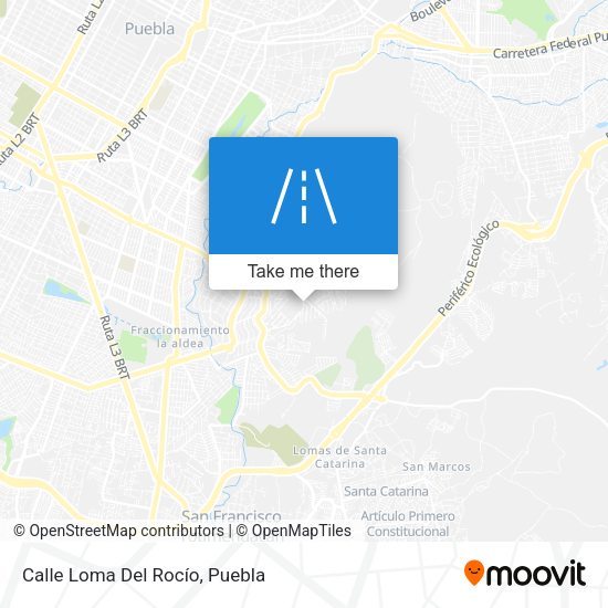 Calle Loma Del Rocío map