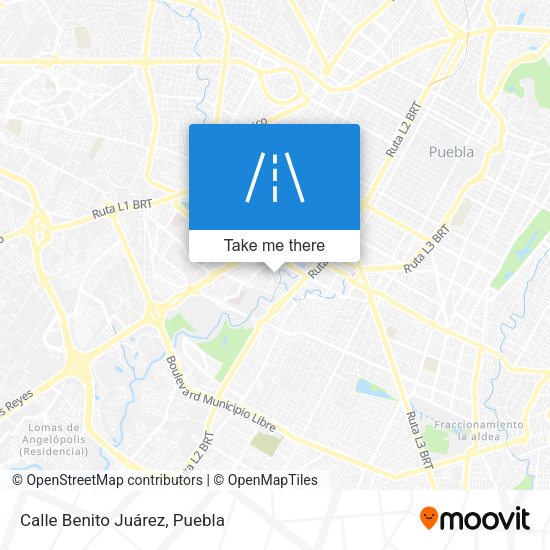Calle Benito Juárez map