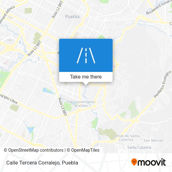 Mapa de Calle Tercera Corralejo