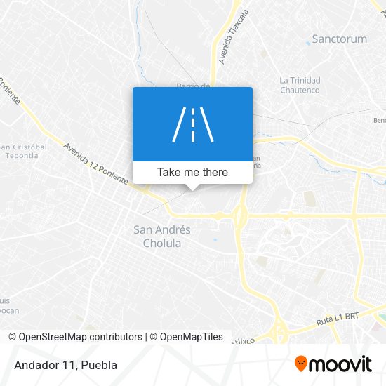 Mapa de Andador 11