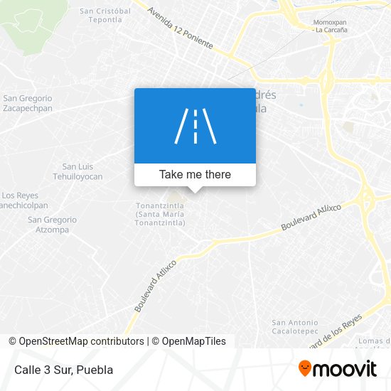 Mapa de Calle 3 Sur