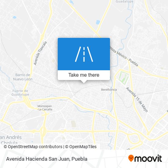 Avenida Hacienda San Juan map