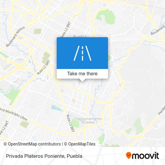 Privada Plateros Poniente map