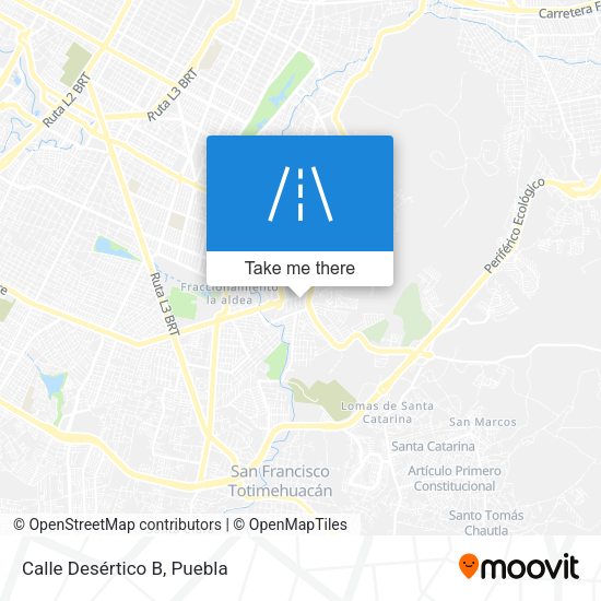 Mapa de Calle Desértico B
