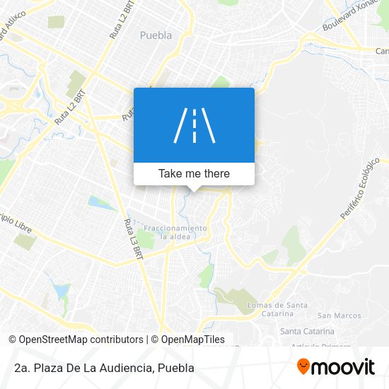 Mapa de 2a. Plaza De La Audiencia