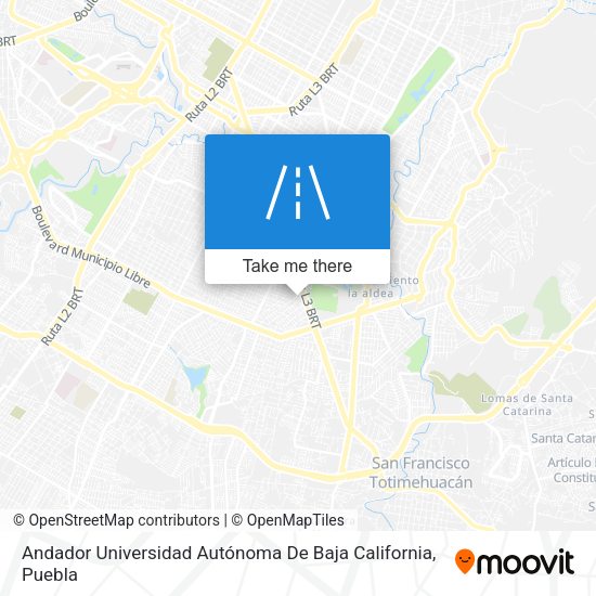 Mapa de Andador Universidad Autónoma De Baja California