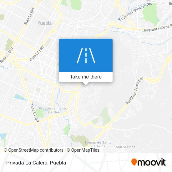 Mapa de Privada La Calera