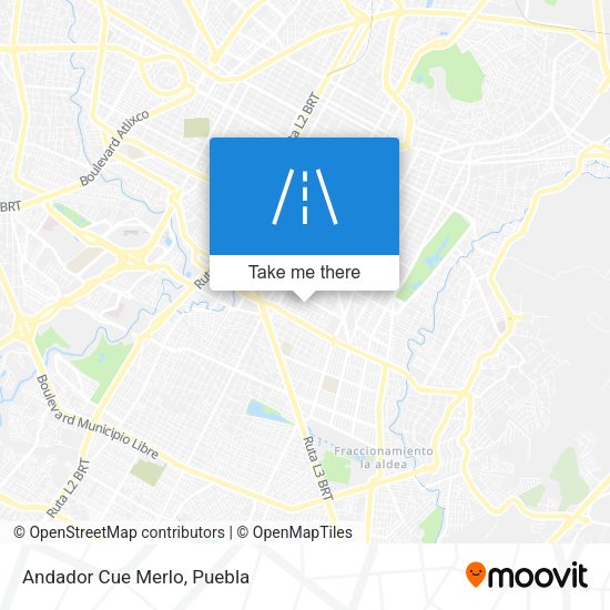 Mapa de Andador Cue Merlo