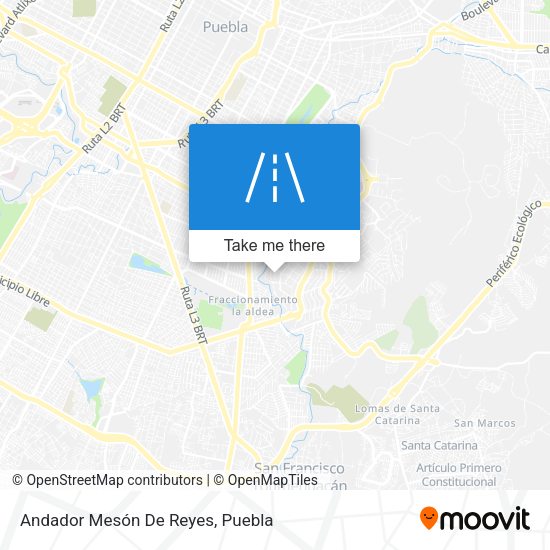 Andador Mesón De Reyes map