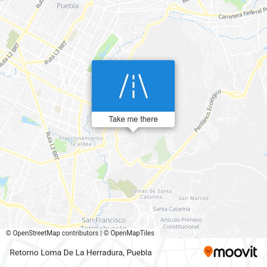 Retorno Loma De La Herradura map