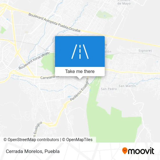 Cerrada Morelos map